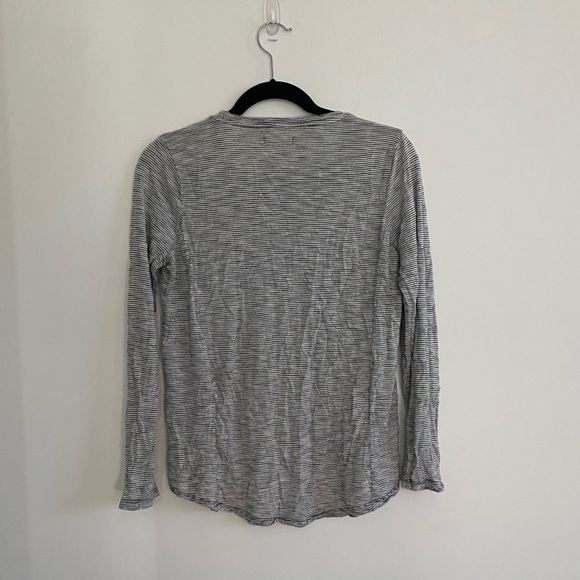 Madewell Anthem Forward-Seam Tee in Mini Stripe - Picture 6 of 8